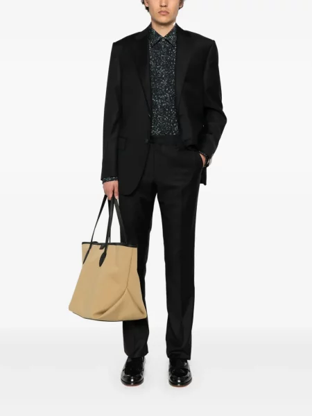 Cămașă Paul Smith cu imagine negru