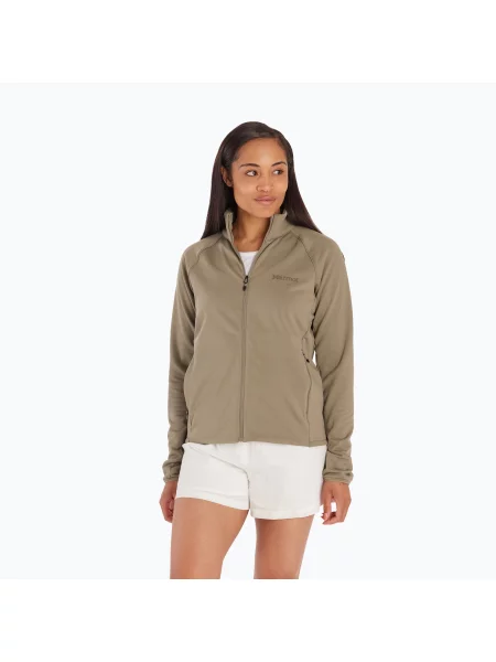 Női polár pulóver Marmot Leconte Fleece vetiver Leconte Fleece bézs