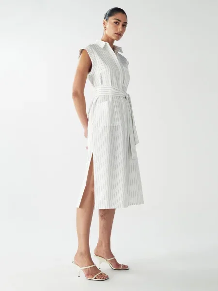 Willa Rochie tip bluză KOBE gri alb