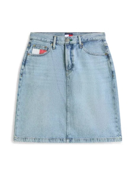 Tommy Jeans Fustă CLAIRE denim albastru