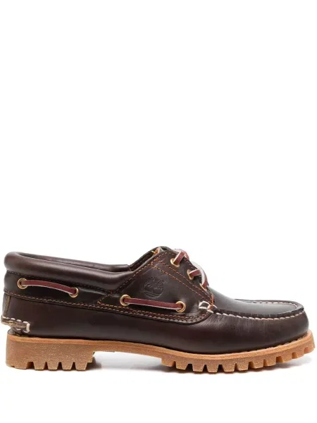 Kožené loafers Timberland hnědé