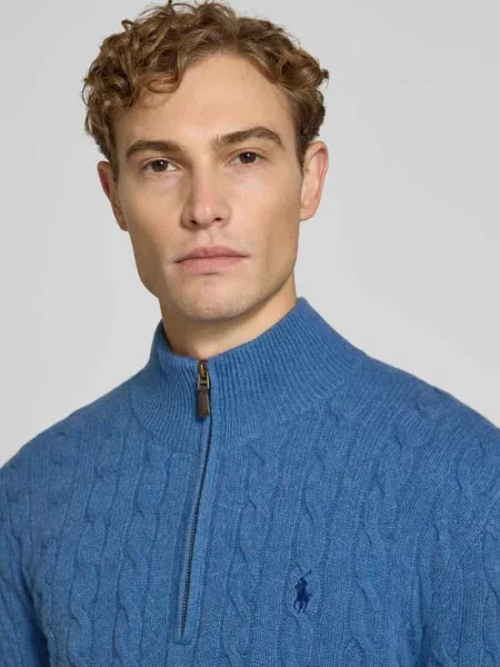 Sweter Polo Ralph Lauren niebieski