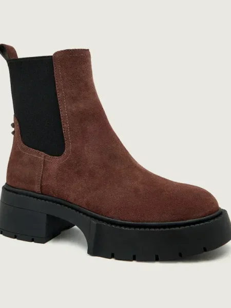 Coach botine Leah Platform cu drept maro