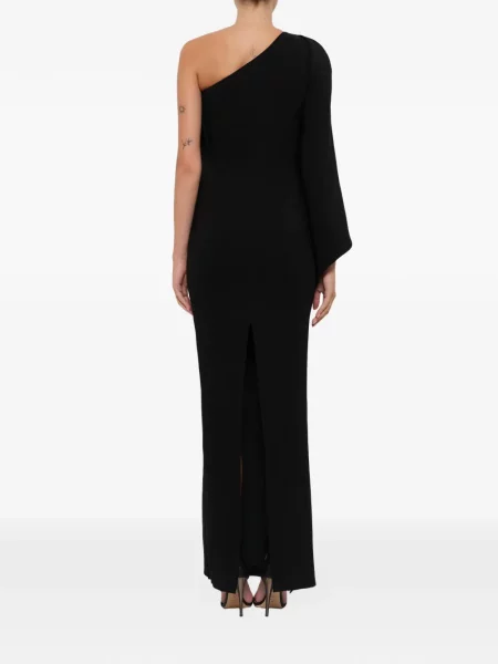 Rochie Givenchy drapată cu un umăr gol negru