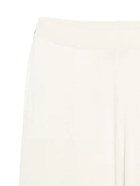 Pantaloni Malo tricotate alb