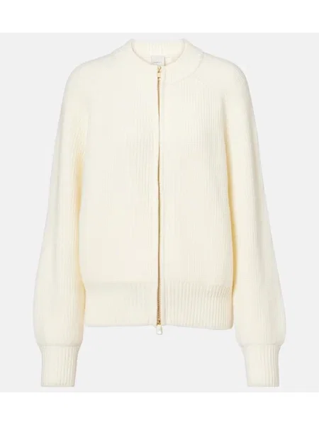 Cardigan Varley tricotate alb