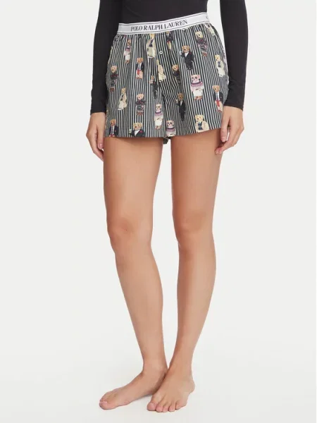 Polo Ralph Lauren Pantaloni scurți pijama negru