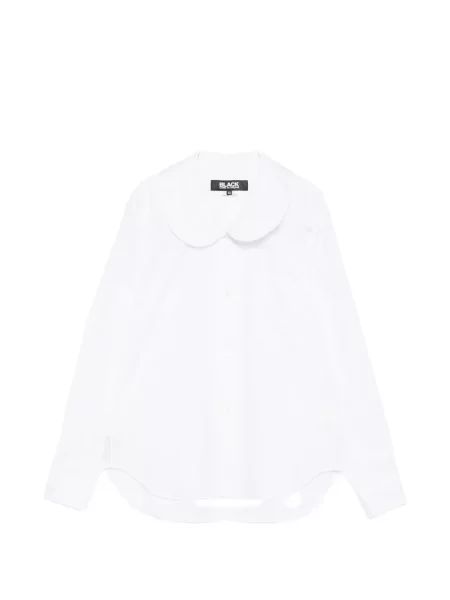 Gulerat cămașă Comme Des Garçons Black alb