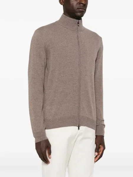 Pulover Corneliani tricotate maro