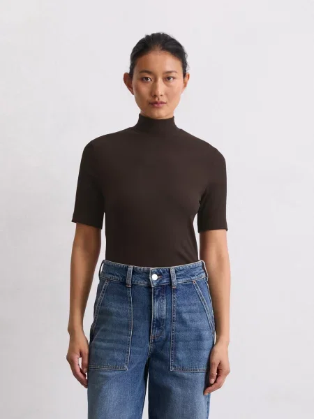 Футболка Marc O’Polo модал коричневий