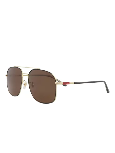 Ochelari de soare aviator Gucci Eyewear maro