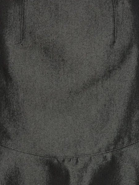 Fustă din denim Rotate Birger Christensen negru