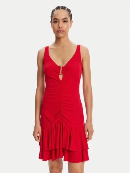 Just Cavalli Sukienka codzienna czerwony