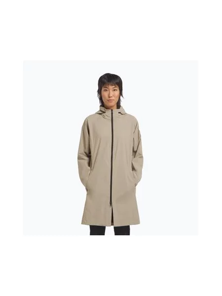 Парка Jack Wolfskin с камнями серая