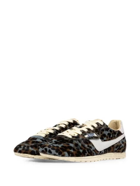 Sneakerși Autry cu imagine cu model leopard gri