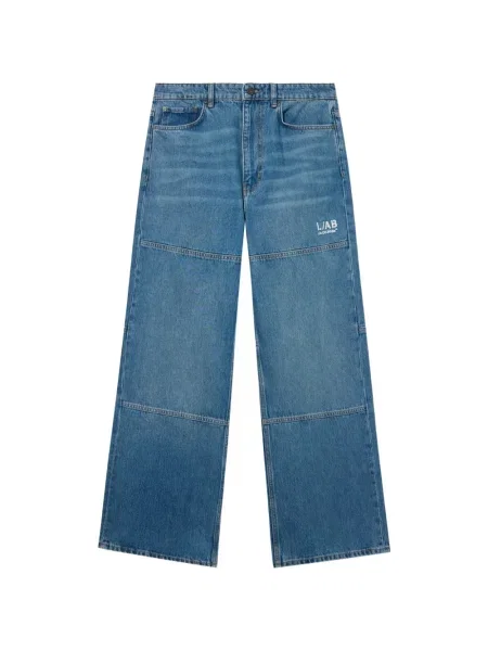 Szerokie jeansy L/ab C/o Off-white białe