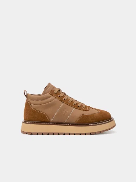 Шкіряні Кросівки URBAN TRACE коричневий