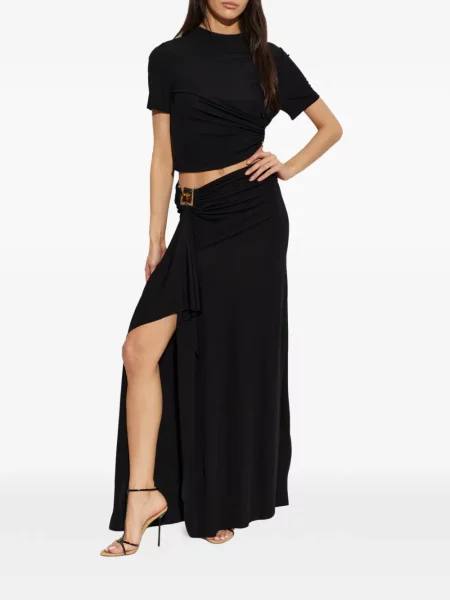 Fusta maxi Christopher Esber negru