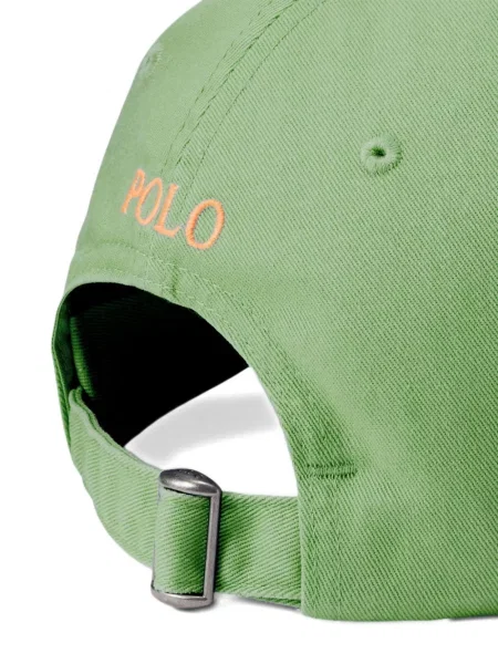 Șapcă Polo Ralph Lauren cu broderie din țesătură twill în carouri albastru