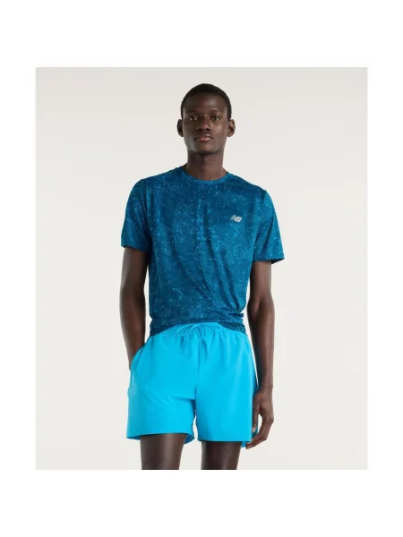 Szorty New Balance Sport Essentials 5 Inch jasny S niebieski