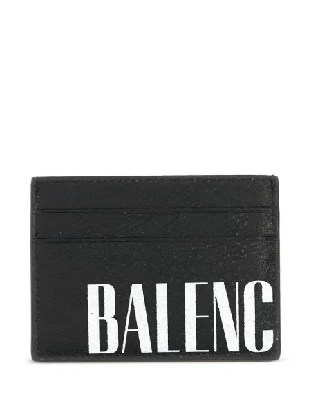 Portofel Balenciaga cu imagine negru