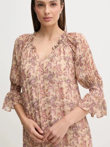 Сукня Hoss Intropia maxi пряма помаранчевий