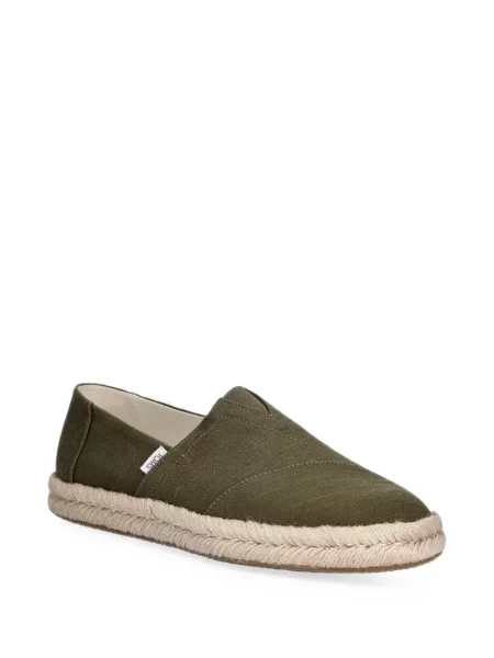 Espadrile Toms țesuți verde