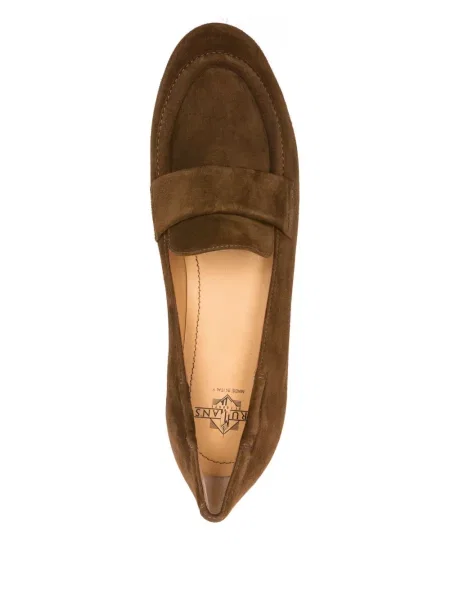 Pantofi loafer Truman´s din piele de căprioară maro