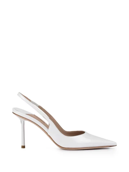 Pantofi cu toc Le Silla slingback alb