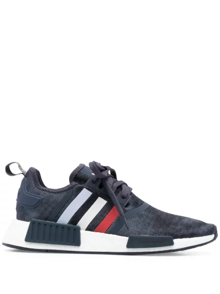 Trčanje tenisice Adidas Stan Smith s vezicama s čipkom plava
