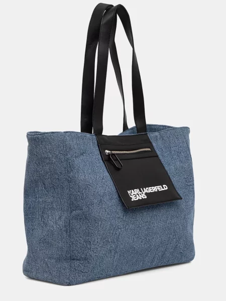 Karl Lagerfeld Jeans kabelka typu shopper dámska modrá