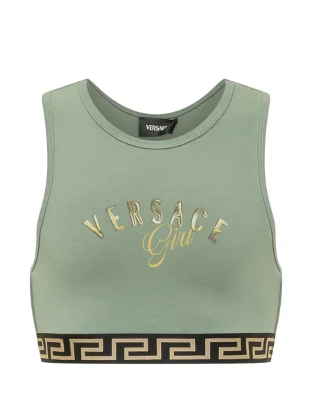 Top dziecięcy Versace zielony