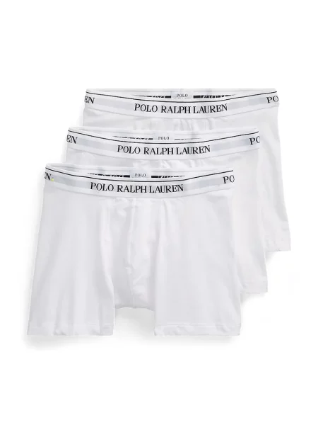 Polo Ralph Lauren boxerky pánske s elastanom biela