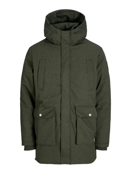 Geacă parka Jack & Jones verde