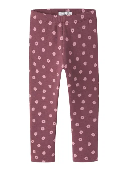 NAME IT Leggings NMFDavina mov zmeură roz
