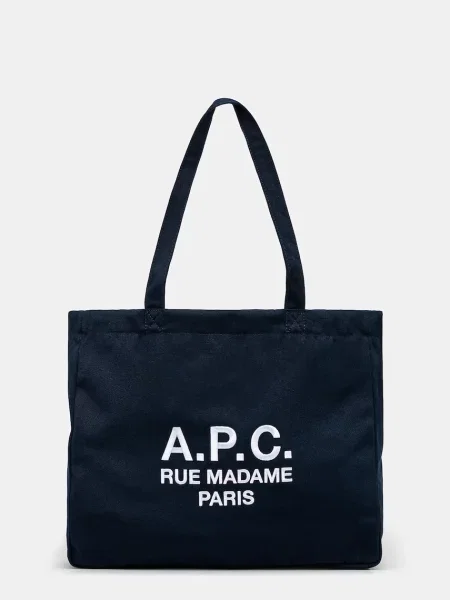 Чанта A.P.C. Shopping Diane Rue Madame тъмносиньо