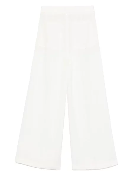 Pantaloni Lorena Antoniazzi de in alb