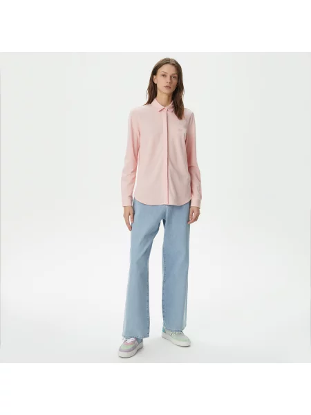 Lacoste Koszula Lacoste różowa