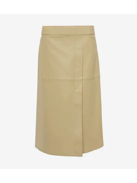 Fustă din piele Joseph bej
