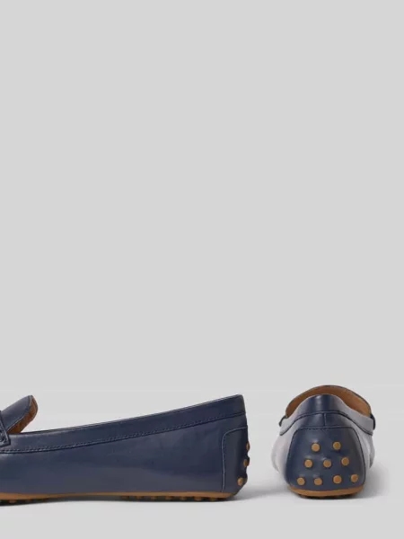 Loafersy z naturalnej skóry bydlęcej model BARNSBURY' Lauren Ralph Lauren