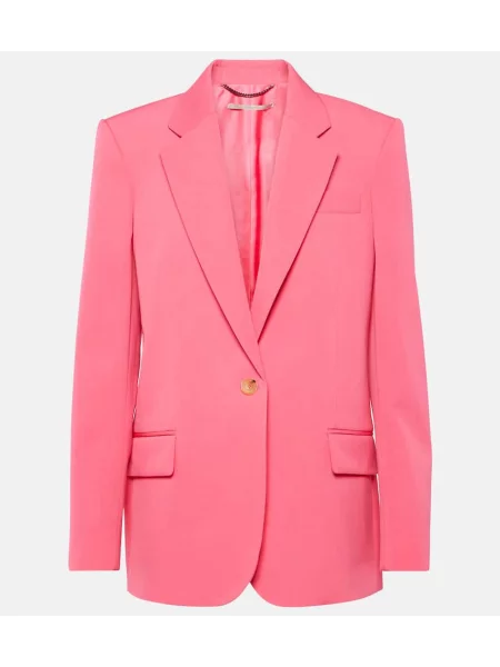 Sacou Stella Mccartney de lână roz