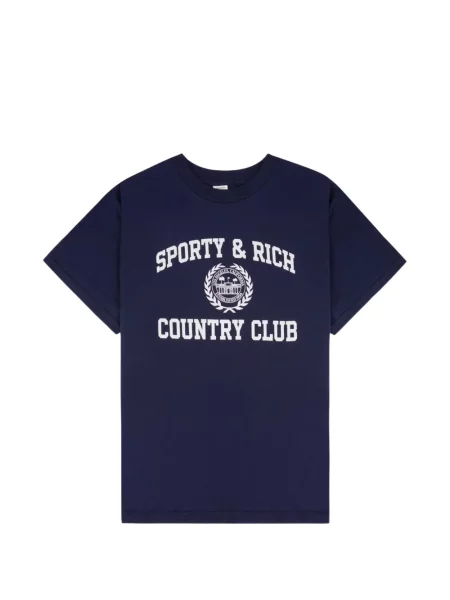 Tricou Sporty & Rich albastru