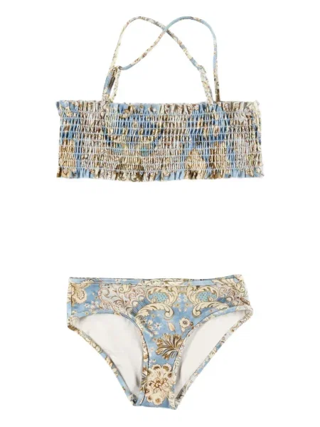 Bikini dziecięce Zimmermann niebieskie