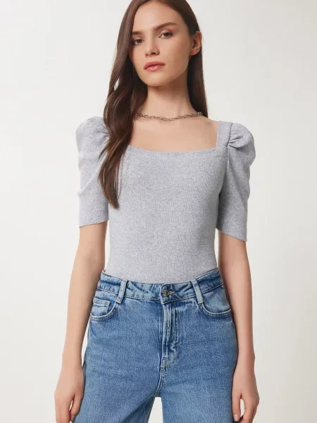 Happiness İstanbul Tricou amestecat gri