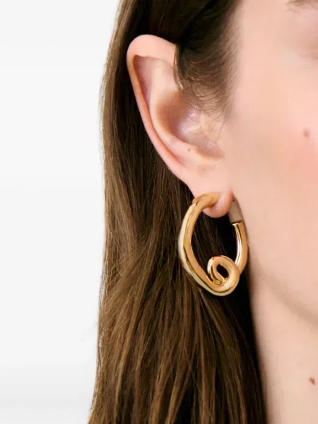 Cercei Claudie Pierlot cu imprimeu abstract