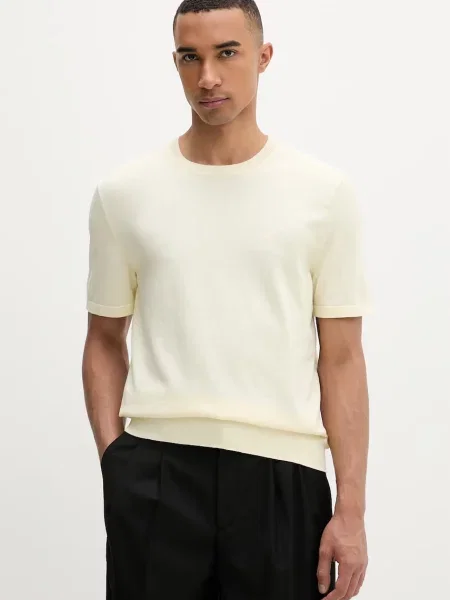 Calvin Klein tricou bărbătesc din galben