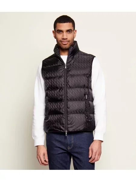 Armani Exchange De puf vestă negru
