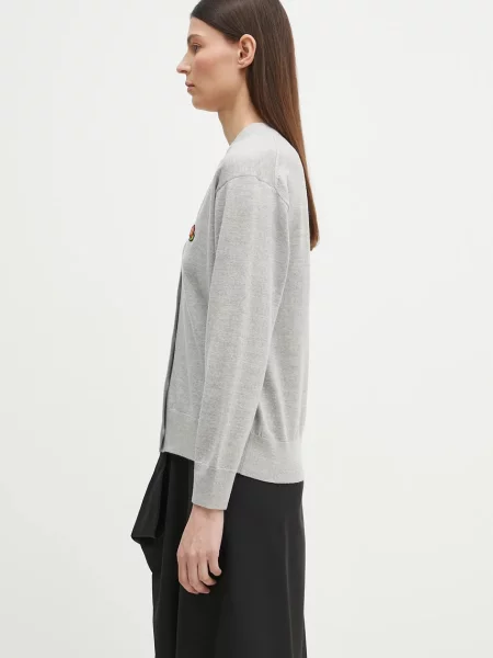 Volnena jopica Kenzo Pop siva
