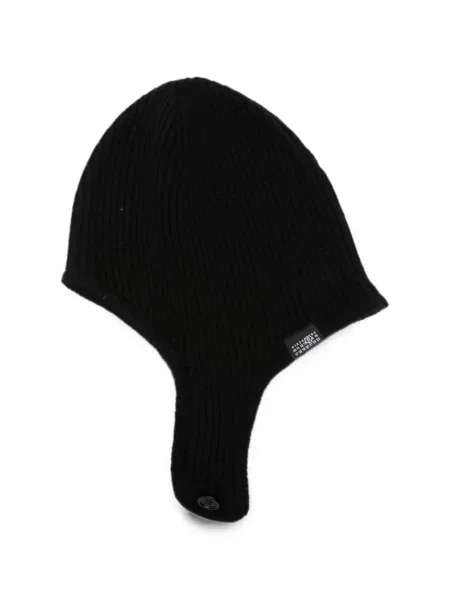 Căciulă Mm6 Maison Margiela tricotate negru