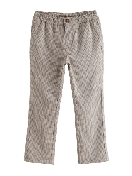Next Pantaloni maro / negru alb